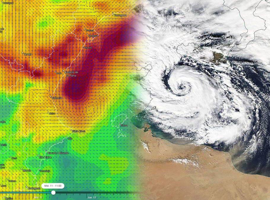 AVISO de RIESGOS METEOROLOGICOS en la Comunidad Valenciana