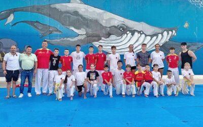 Jóvenes promesas del karate participan en el Campus de Kumite organizado por el Club Seishin de Santa Pola