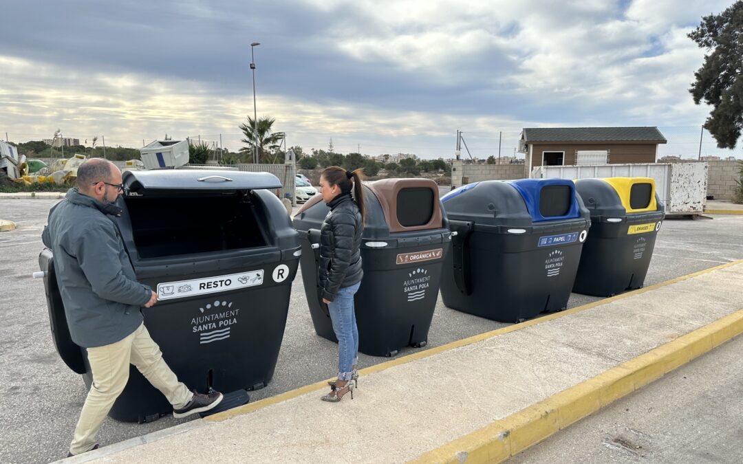 El Ayuntamiento de Santa Pola anuncia la inminente renovación de los contenedores de basura en todo el municipio