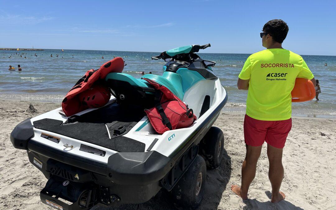 El servicio de socorrismo funciona al cien por cien en las playas de Santa Pola