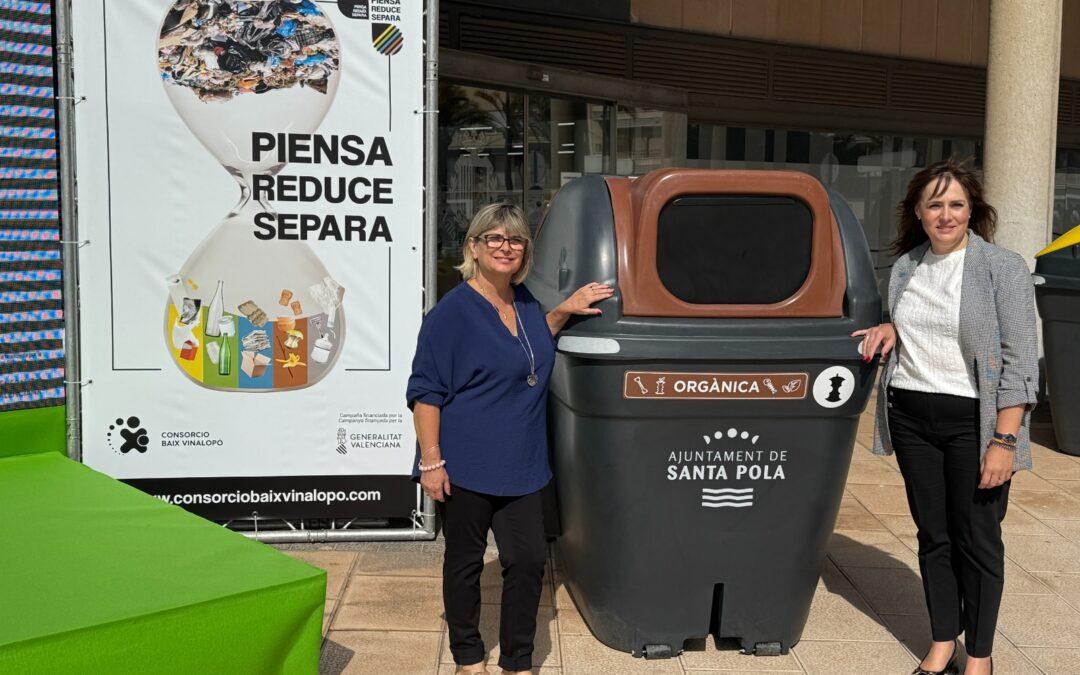 Pensa, Reduïx, Separa: El Consorci Baix Vinalopó presenta la seua nova campanya de conscienciació ambiental a Santa Pola