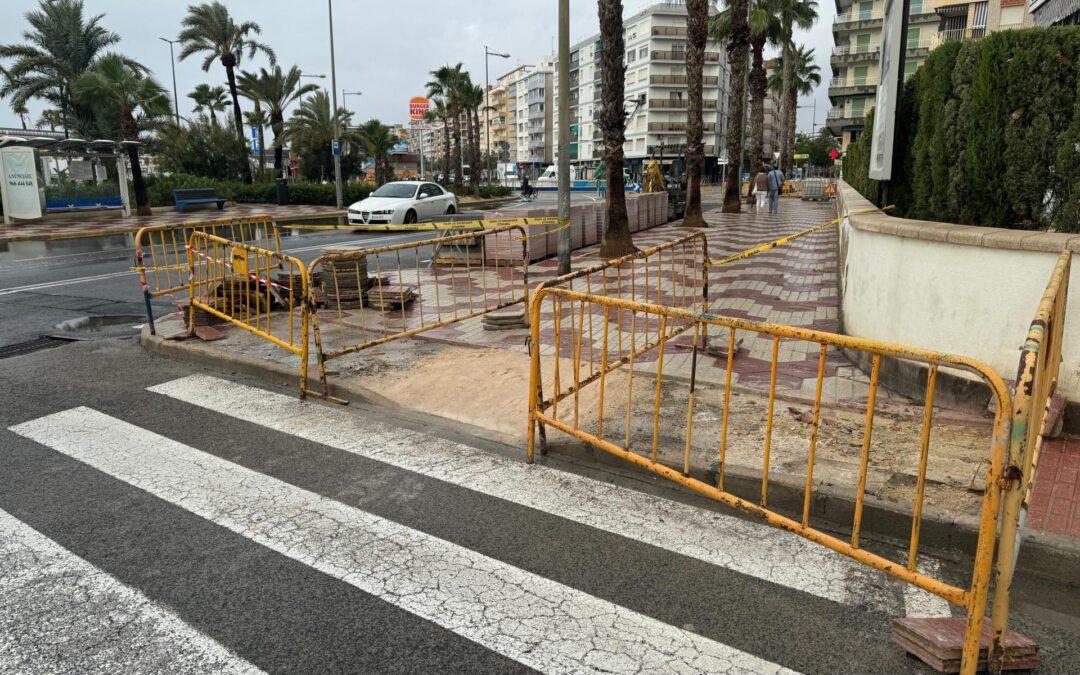 Comienzan las obras para mejorar la accesibilidad en las calles de Santa Pola