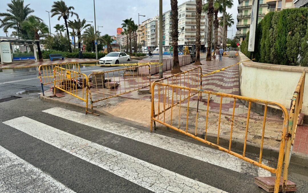 Comienzan las obras para mejorar la accesibilidad en las calles de Santa Pola