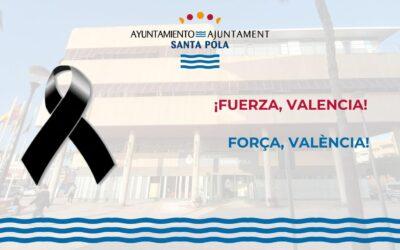 Santa Pola se solidariza con las víctimas de las inundaciones en Valencia