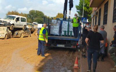 L’ajuda solidària de Santa Pola arriba directament a Massanassa