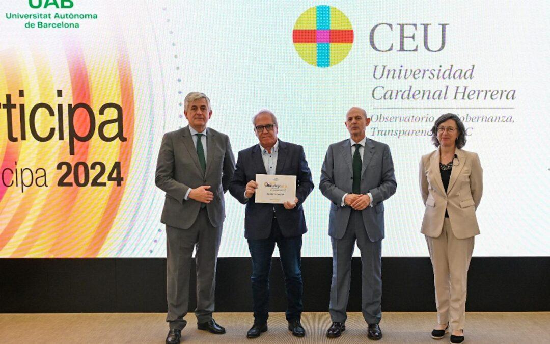 Santa Pola rep per tercer any consecutiu el Segell Infoparticipa a la qualitat i transparència de la seua comunicació pública