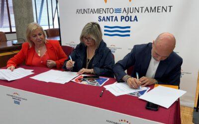 El Instituto Valenciano de Servicios Sociales, el Centro Especial de Empleo SAU y el Ayuntamiento de Santa Pola firman un convenio para fomentar el empleo de las personas con discapacidad