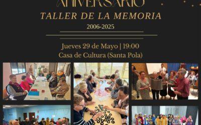 El Taller de la Memoria celebra con una gala su 20 aniversario