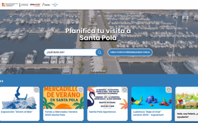 Santa Pola actualiza su web turística y refuerza su digitalización como destino turístico inteligente