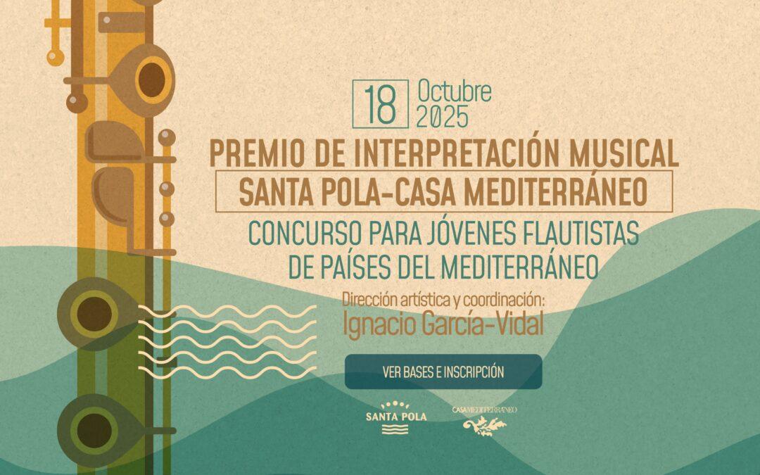 Elegidas las tres flautistas finalistas del Premio de Interpretación Musical Santa Pola–Casa Mediterráneo