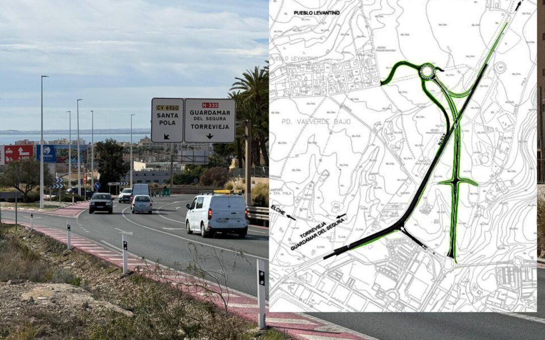 Los grupos municipales consensúan pedir al Ministerio de Transportes la ejecución del acceso directo a Santa Pola por la N-332
