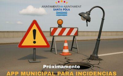 Santa Pola adjudica el desarrollo de la app municipal para comunicar incidencias en la vía pública
