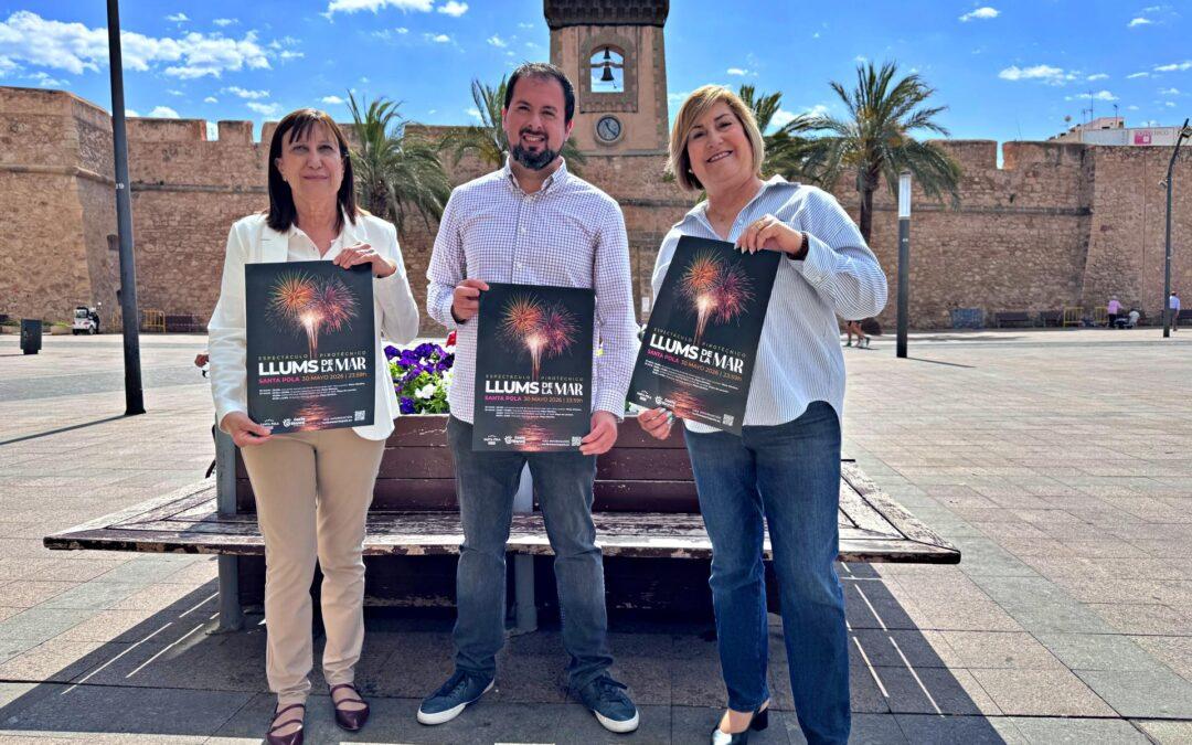 La segunda edición de Llums de la Mar iluminará la playa de Levante con 1.200 kilos de pirotecnia