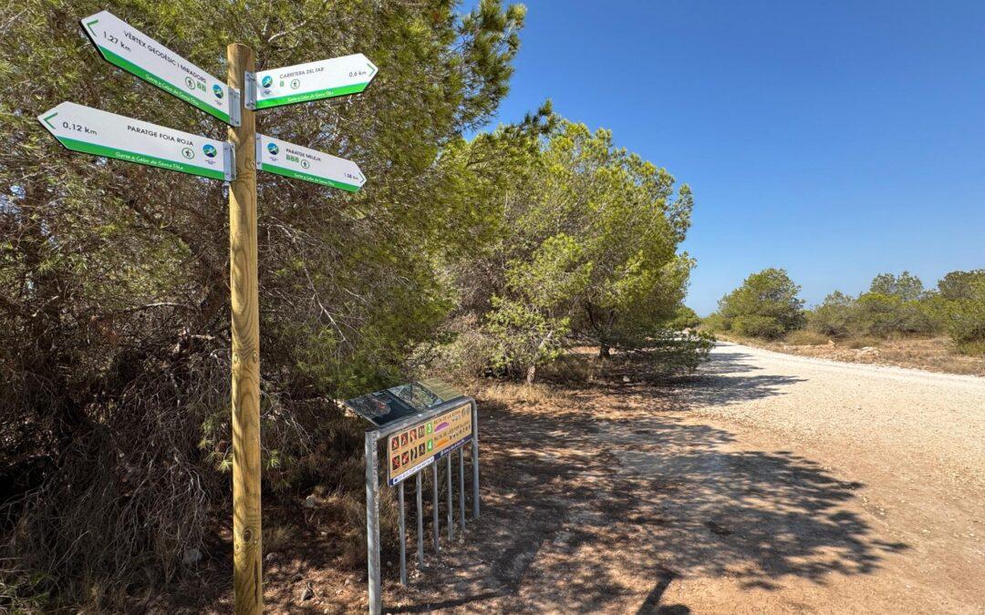 Imagen renovada para la señalética de la Sierra de Santa Pola