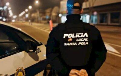 La Policía Local de Santa Pola detiene a un conductor que arrolló gravemente a un agente durante una intervención policial