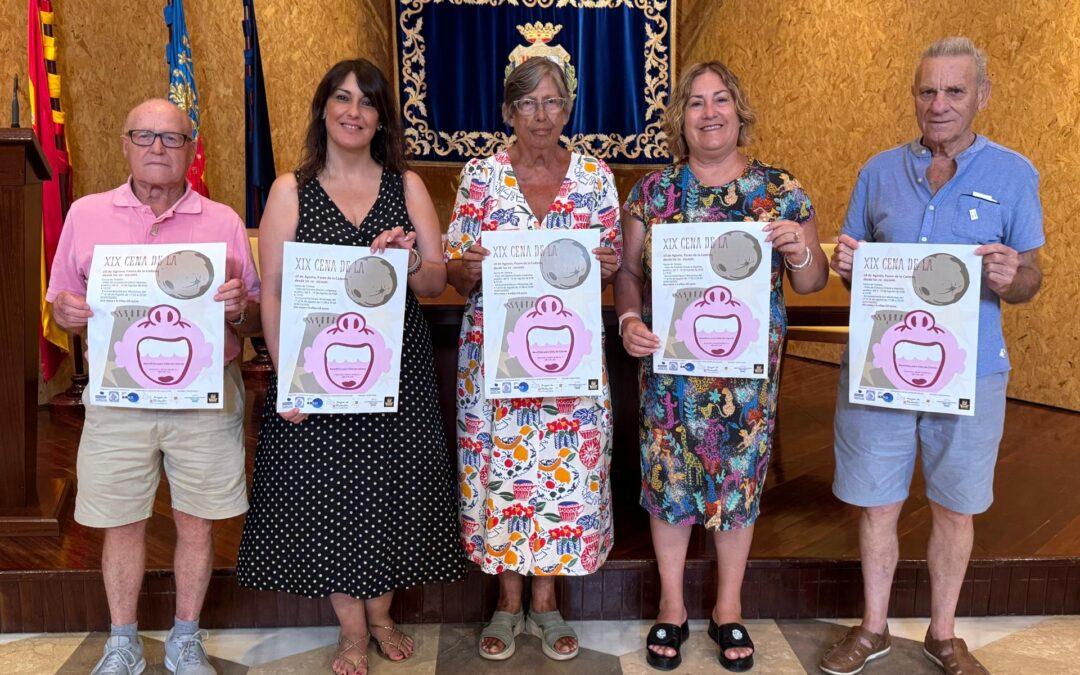 Santa Pola del Este vivirá la noche del 28 de agosto la XIX edición de la Cena de la Luna Llena