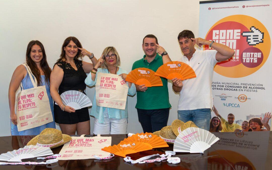Santa Pola invita a disfrutar de unas fiestas libres de conductas inapropiadas y con un consumo controlado
