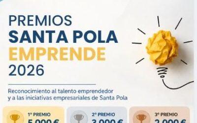 Els premis Santa Pola Emprén repartiran 10.000 euros entre les millors propostes emprenedores