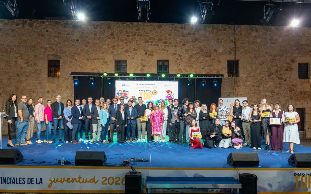 Santa Pola recibe dos reconocimientos en los Premios Provinciales de la Juventud #TopCreation en el Castillo Fortaleza