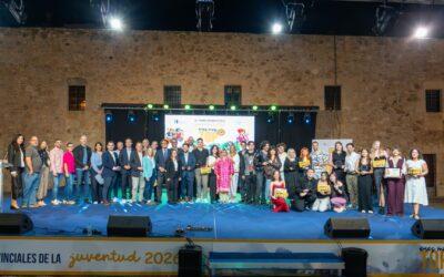 Santa Pola recibe dos reconocimientos en los Premios Provinciales de la Juventud #TopCreation en el Castillo Fortaleza